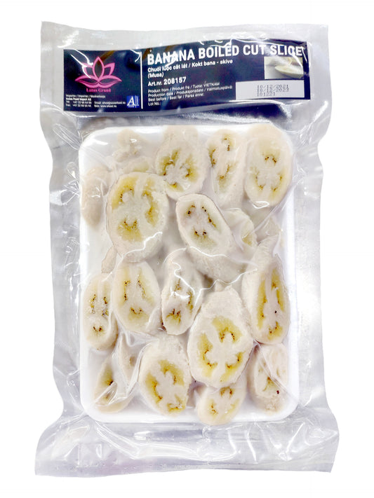 LOTUS Boiled banana slice frozen 500g _ 208157