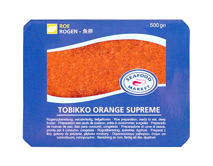 Tobikko flying fish roe (orange) 500g TW-24 _ 210014