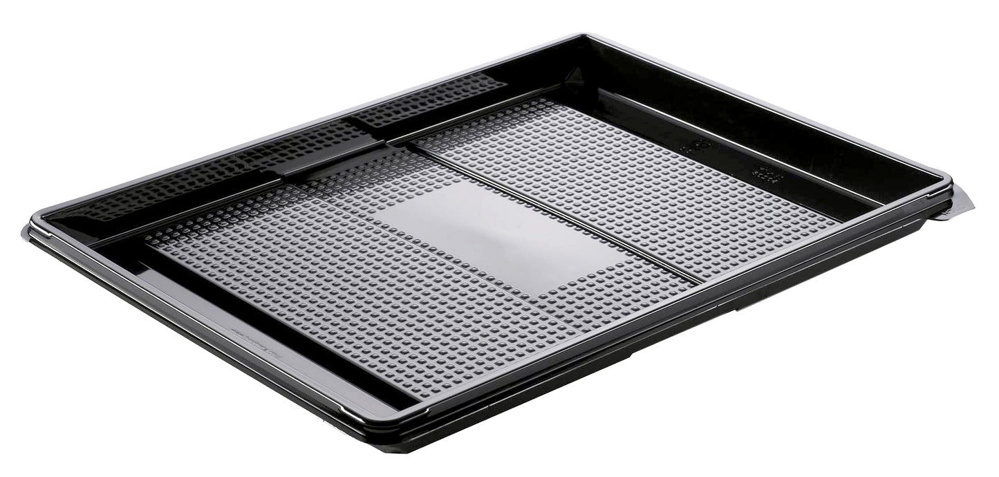 PLUPACK Sushi Tray black (50bit) 32x25x2cm _ 301134