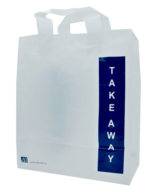 Plastic bags for take away 500pcs (26x8x34cm) _ 301146