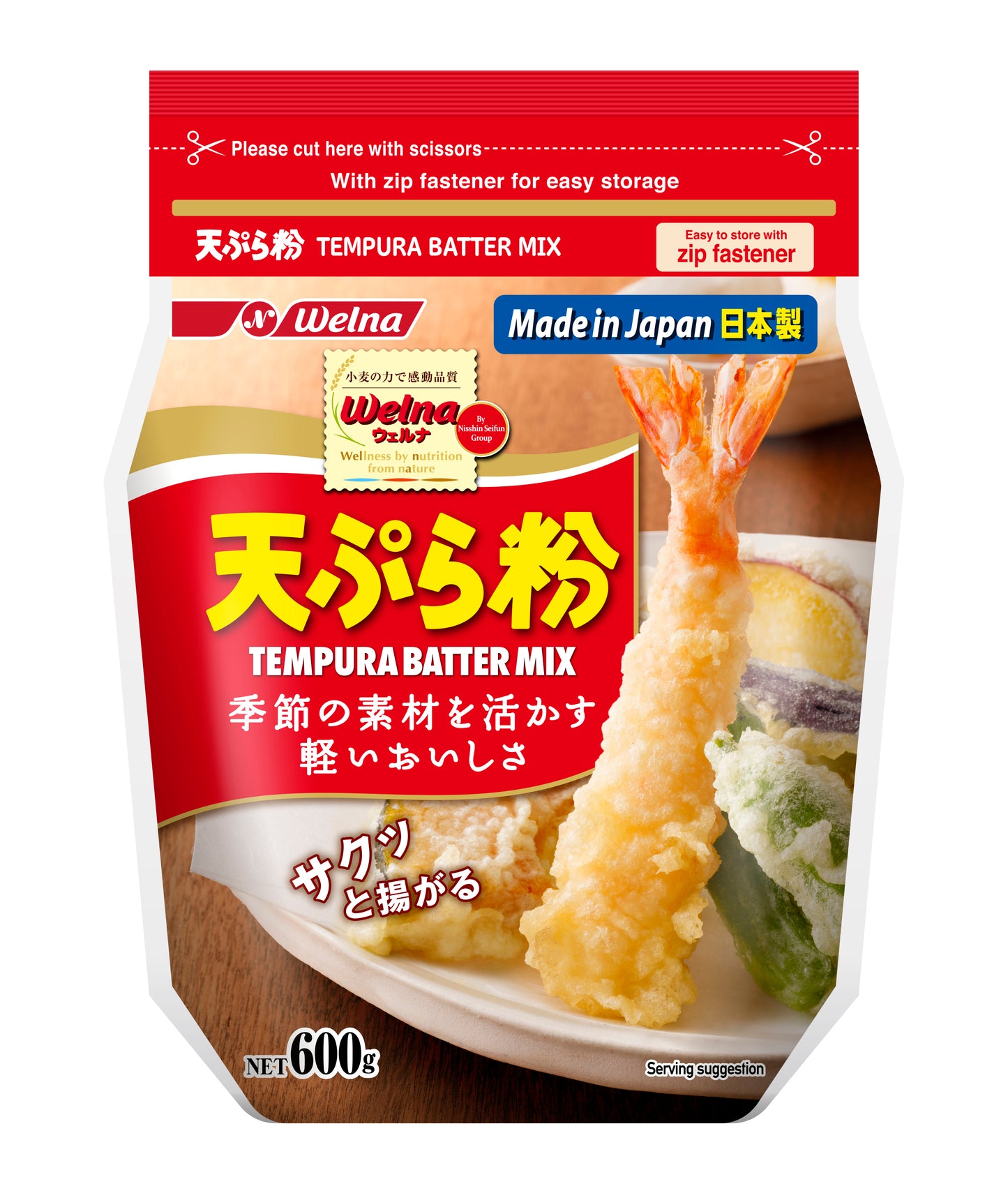 NISSIN FOODS welna tempura batter mix 600g JP-15 _ 600222